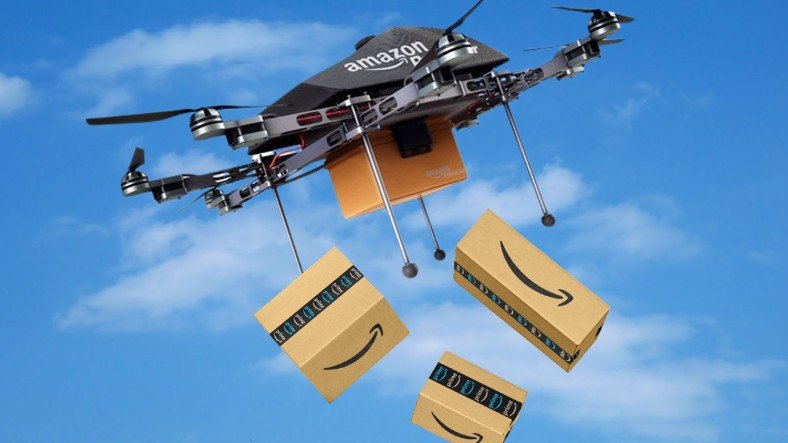 Amazon, Drone ile Kargo Teslimatına Başlıyor (Uçtuk, Yoktunuz)