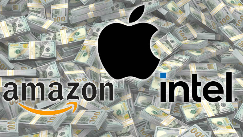 Apple, Amazon ve Intel, Son 3 Ayda Kaç Para Kazandıklarını Açıkladı: Apple'dan Rekor Gelir, Amazon'dan Sürpriz Zarar!