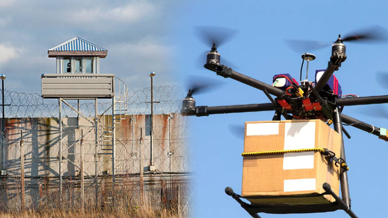 Hapishanelere Uyuşturucu ve Silah Taşımak İçin Kullanılan Drone'lar Gittikçe Yaygınlaşıyor