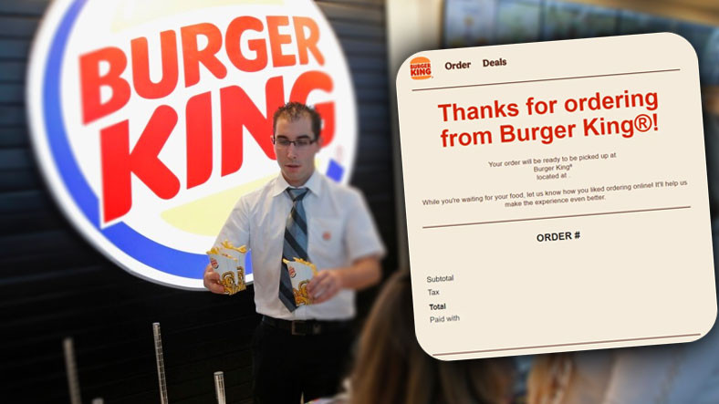Burger King'den Panikleten Hata: Binlerce Kişiye Durup Dururken 'Siparişiniz Alındı' Mesajı Gönderdi
