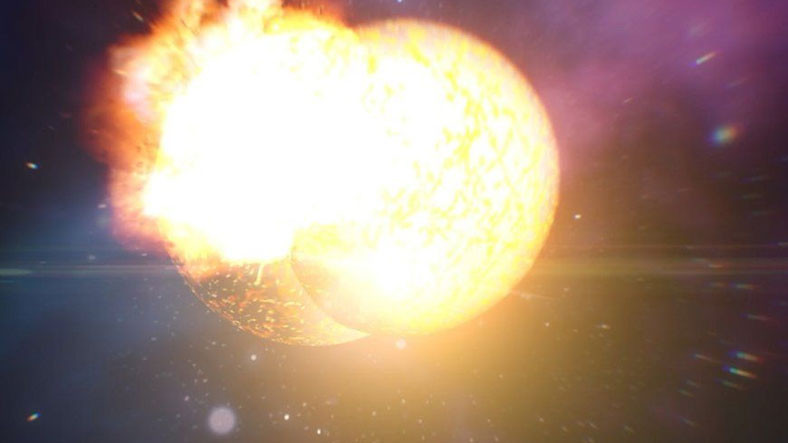 İki Yıldızın Çarpışmasıyla Ortaya Çıkan 'Gama Radyasyonu Patlaması', Tarihte İlk Kez Gözlemlendi [Video]