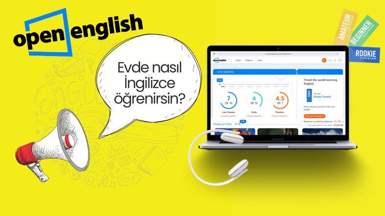 Sokağa Adım Bile Atmadan İngilizce Öğrenebileceğiniz Platform: Open English!