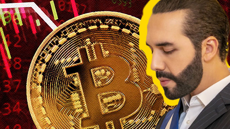 El Salvador, Bitcoin'e Yatırdığı Paranın Yarısından Fazlasını Kaybetti!