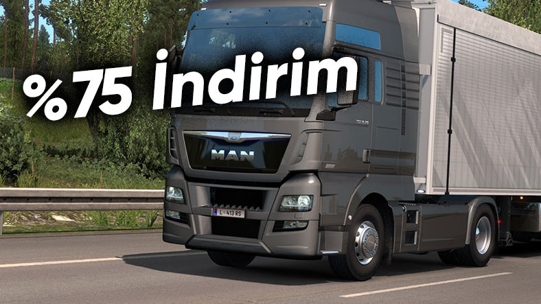 Euro Truck Simulator 2 ve Türkiye Ek Paketi Fiyatına Bomba İndirim Geldi