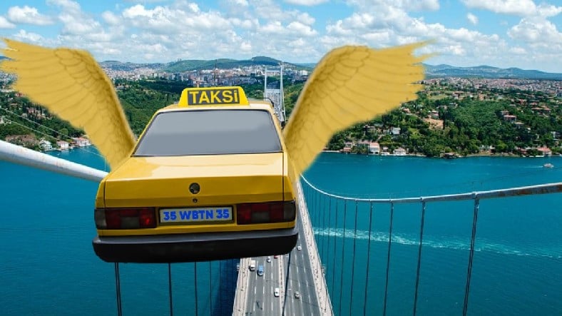 Uçan Taksiler Bugün Türkiye'de Olsaydı Nasıl Manzaralarla Karşılaşırdık?