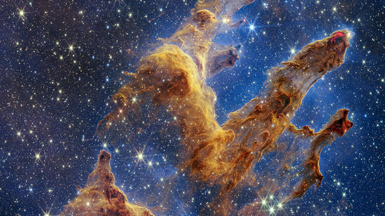 Uzayın En Büyük Güzelliklerinden "Yaratılışın Sütunları" Hiç Olmadığı Kadar Net Görüntülendi
