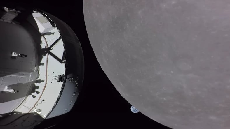 Orion Uzay Aracı, Dünya’nın 'Ay'ın Arkasında Kaybolduğu' Bir Selfie Çekti (Video)