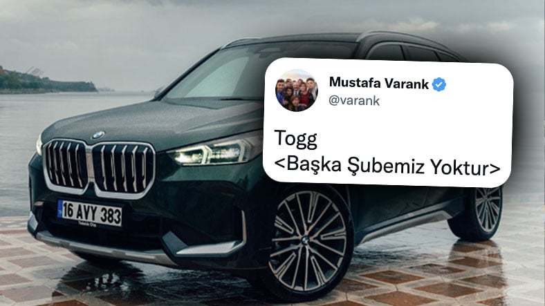 BMW, Togg’un ‘Evinde' Kendi Otomobilinin Fotoğrafını Paylaştı, Bakan Varank’tan Yanıt Geldi