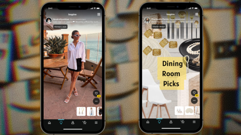 Amazon, Mobil Uygulamasını TikTok'a Benzetecek Özelliğini Tanıttı: Sosyal Medyada Gezer Gibi Alışveriş Yapılabilecek!
