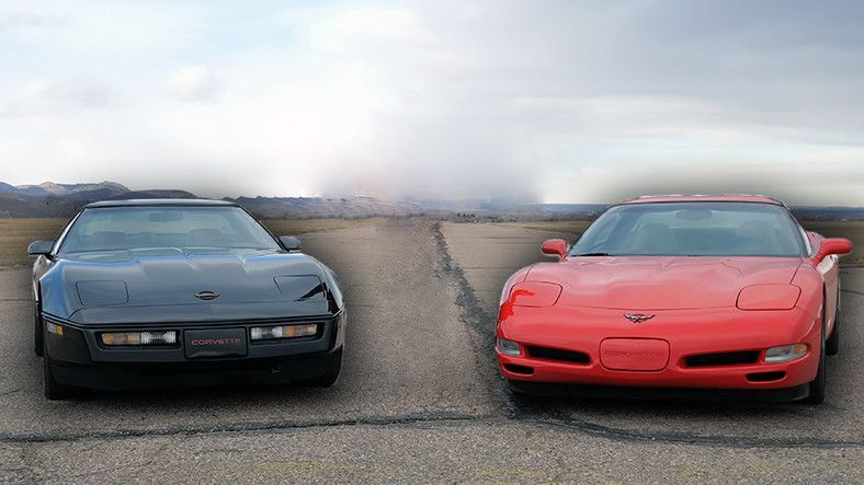 Chevrolet Efsaneleri Karşı Karşıya: Corvette C5 (1999) Vs. Corvette C4 (1988) Drag Yarışı [VİDEO]
