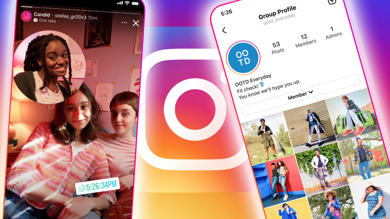 Instagram'a Gelecek Yeni Özellikler Açıklandı: Gruplara Özel Profiller, BeReal'den 'Araklama' Özellikler ve Dahası...