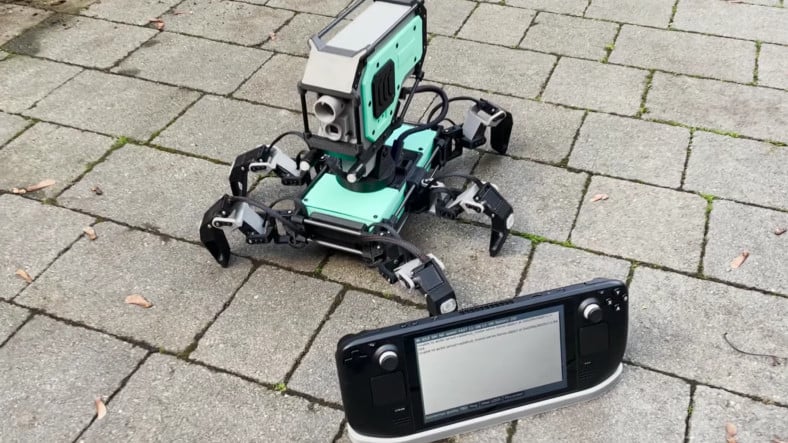 Steam Deck'in Oyun Oynamak Dışında Başka Neler İçin Kullanılabileceğini Gösteren Video: Ürkütücü Bir Robotu Kontrol Edebiliyor