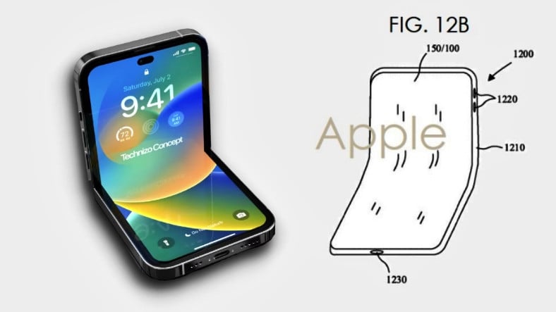 Apple'ın "Katlanabilir iPhone" İçin Aldığı Patent Ortaya Çıktı: iPhone'lar Bir Gün Böyle Görünebilir!