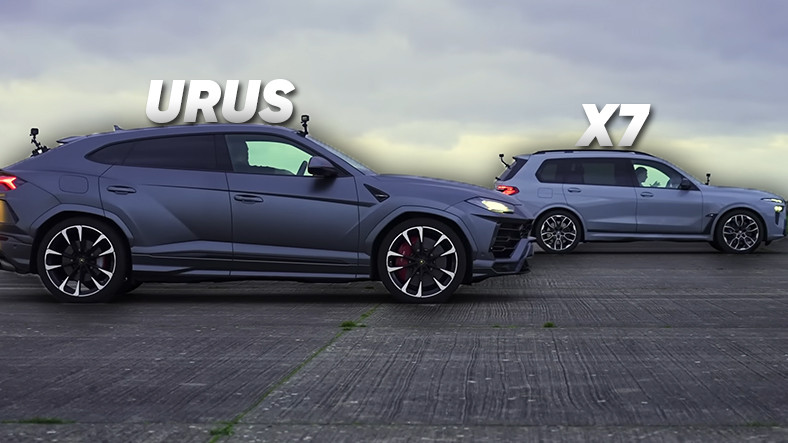 Devler Karşı Karşıya: BMW X7 M60i, Lamborghini Urus ile Drag Yarışında! [VİDEO]