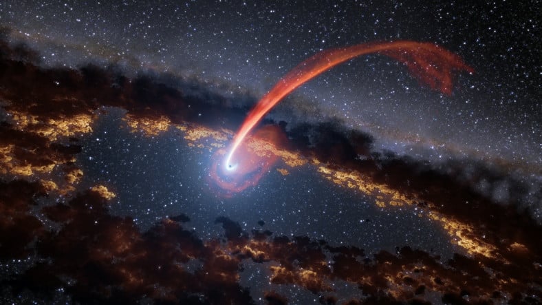 300 Milyon Işık Yılı Uzaklıktaki Bir Kara Delik, 'Şanssız' Bir Yıldızı Yutarken Tespit Edildi