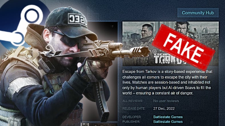 Steam'deki Sahte Oyunlara Dikkat: Popüler Oyun Escape From Tarkov, Fiyatının Yüzlerce Lira Altında Satışa Çıktı