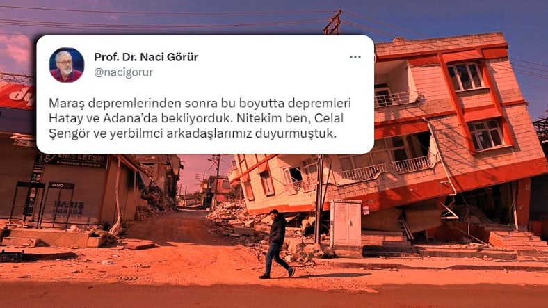 Prof. Dr. Naci Görür'den 6.4 ve 5.8'lik Depremlerin Ardından Açıklama: Adana'da da Dikkatli Olmalıyız