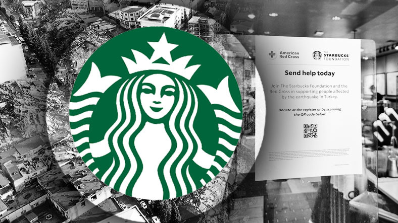 Deprem Sonrası Eleştiri Yağmuruna Tutulan Starbucks, ABD'de Türkiye'ye Yardım Kampanyası Başlattı