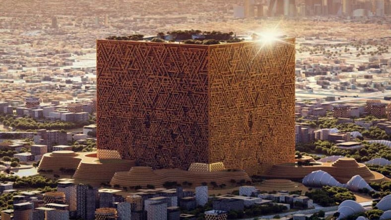 Suudi Arabistan'da Küp Şeklinde Dev Bir Proje Duyuruldu: Dünyanın En Büyük Modern Şehir Merkezi Olacak