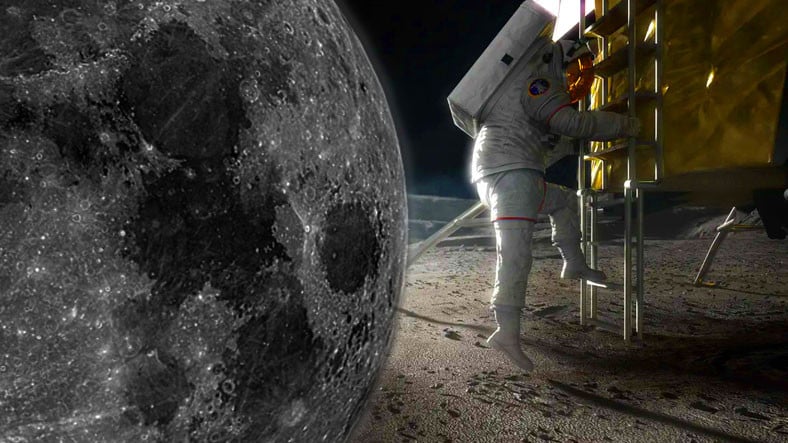 Astronotların Ay'a İnecekleri Muhtemel Noktanın Fotoğrafı Paylaşıldı