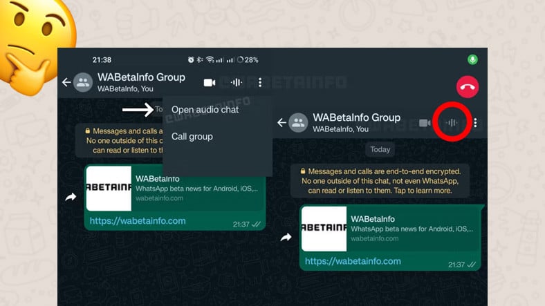WhatsApp Gruplarına 'Sesli Sohbet' Özelliği Geliyor (E Sesli Konuşabiliyorduk Zaten?)
