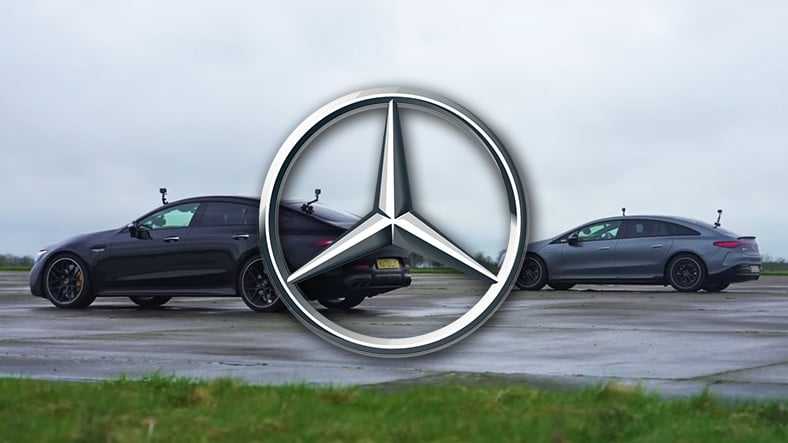 Mercedes AMG GT vs. AMG EQS Drag Yarışı [VİDEO]