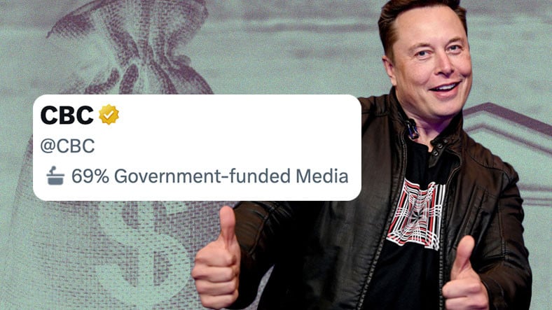 Elon Musk'tan Devlet Fonlu CBC'ye Dalga Geçer Üzere Etiket