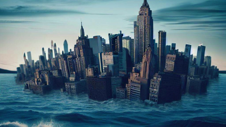 Gökdelenler Kenti New York, Titanik Üzere Batıyor