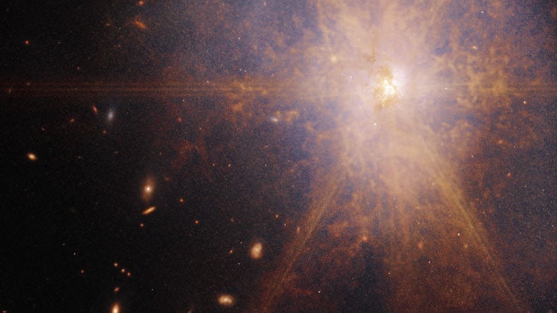 İki Sarmal Galaksinin Çarpışması Görüntülendi