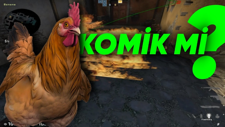 Counter-Strike 2'de Tuhaf Bir Mekanik Ortaya Çıktı: Molotof Ateşinde Kızarmış Tavuk [Video]