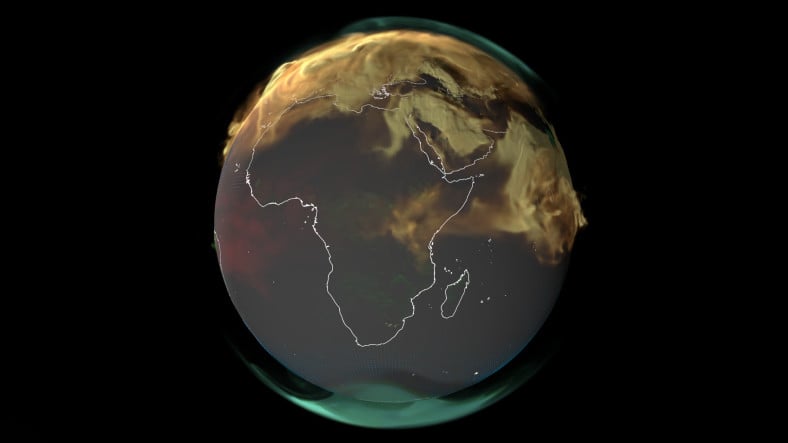 NASA, Bir Yıllık Karbon Salınımını Kıta Kıta Gösteren İç Karartıcı 3 Görüntü Yayınladı!