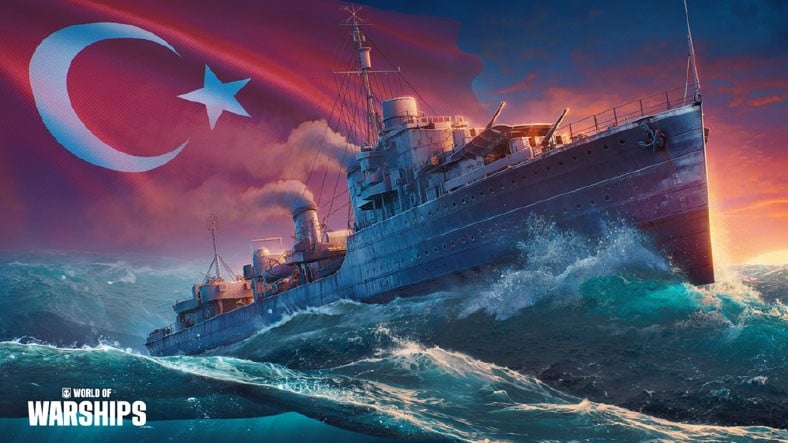World of Warships'in Birinci Türk Gemisi Muavenet Yakında Oyuna Ekleniyor!