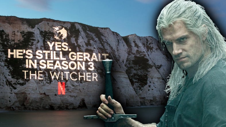 Netflix, Üzgün The Witcher İzleyicilerine Henry Cavill’ın Hala Dizide Olduğunu Enteresan Bir Reklam Kampanyasıyla Hatırlattı