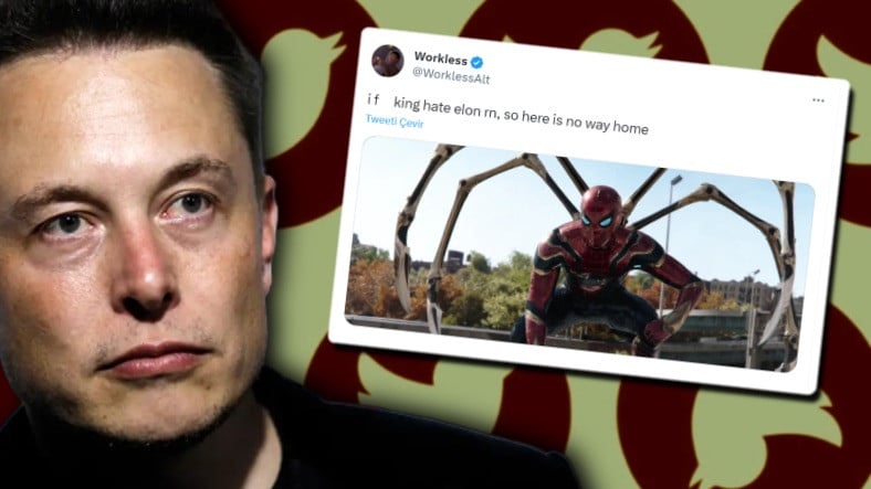 Twitter’daki Sınırlamaya Sonlanan Bir Kullanıcı, Musk'tan Nefret Ettiğini Söyleyerek Platforma Spider-Man Sinemalarını Yükledi
