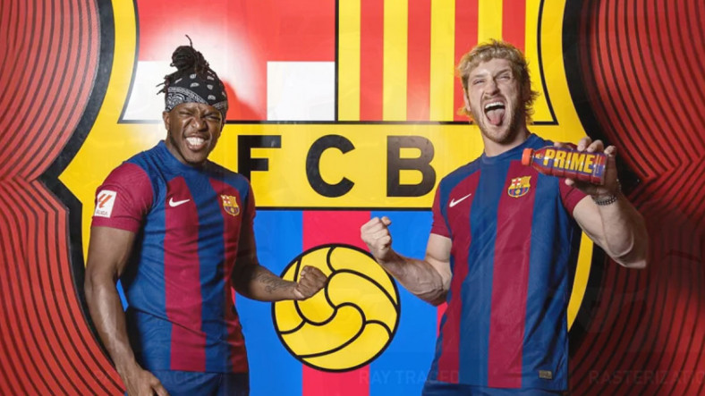 YouTuber Logan Paul ve KSI, Barcelona İle Anlaştı: Barçalı Futbolcular, Artık Paul'un Güç İçeceğini Kullanacak