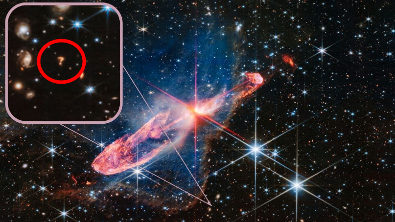 Cihanın Bir Sorusu Var: James Webb Teleskobu, Soru İşareti Formunda Kozmik Bir Cisim Yakaladı!