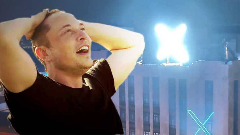 Elon Musk'ın Geceyi Gündüze Çeviren X Tabelasına Ceza Kesildi (Ama Musk Ödemedi...)
