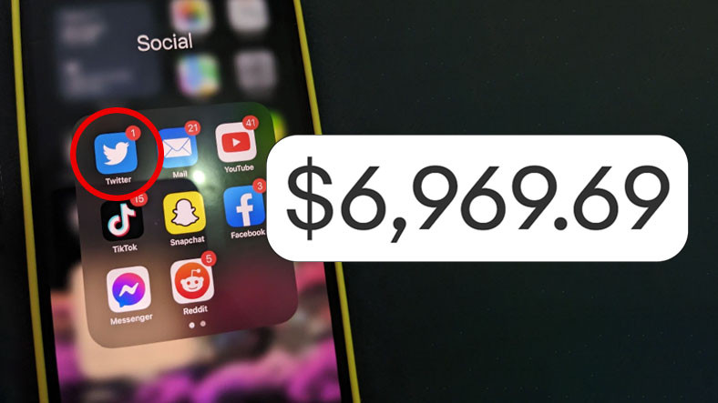 "Eski Twitter Uygulaması ve Logosuna Sahip" iPhone'lar, Binlerce Dolara İnternette Satışa Çıktı
