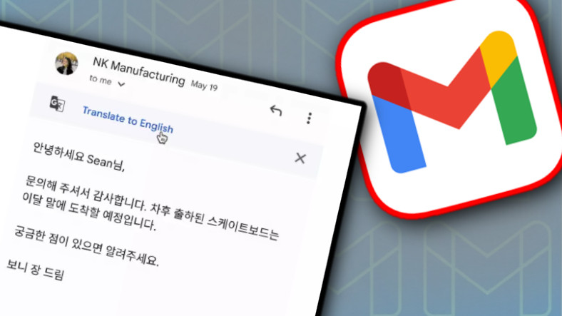 Gmail'in Masaüstünde Kullanılan Çeviri Özelliği Nihayet Taşınabilir Uygulamalara da Geliyor!