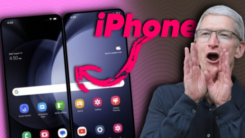 Samsung'dan "İki iPhone'u Birleştirip" Katlanabilir Telefona Dönüştürebileceğiniz Tuhaf Uygulama