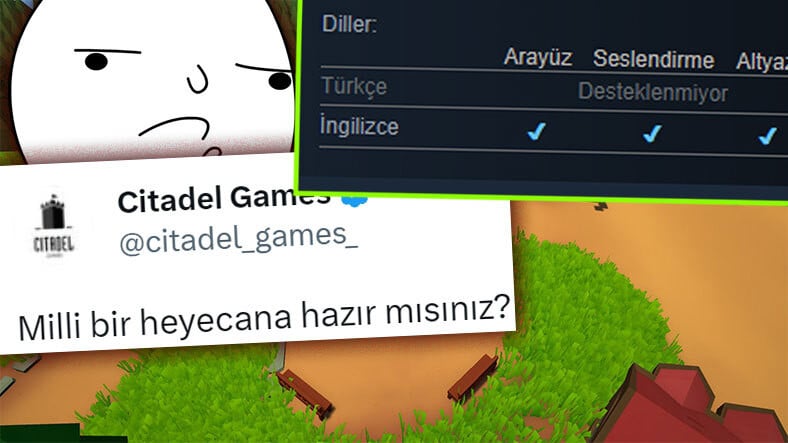 Türk Oyun Şirketi Citadel Games’in, Oyunlarını ‘Ülkemize Takviye Olun’ Davetiyle Duyurması Toplumsal Medyada Reaksiyon Topladı