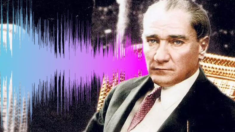 Yapay Zekâ, Bu Sefer de Mustafa Kemal Atatürk'ün Sesine Hayat Verdi: "Fikrimin İnce Gülü" Seslendirildi