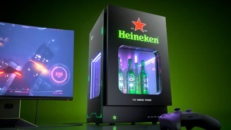 Bira Markası Heineken, Bilgisayar Kasası Olarak da Kullanılabilen Buzdolabı Duyurdu [Video]