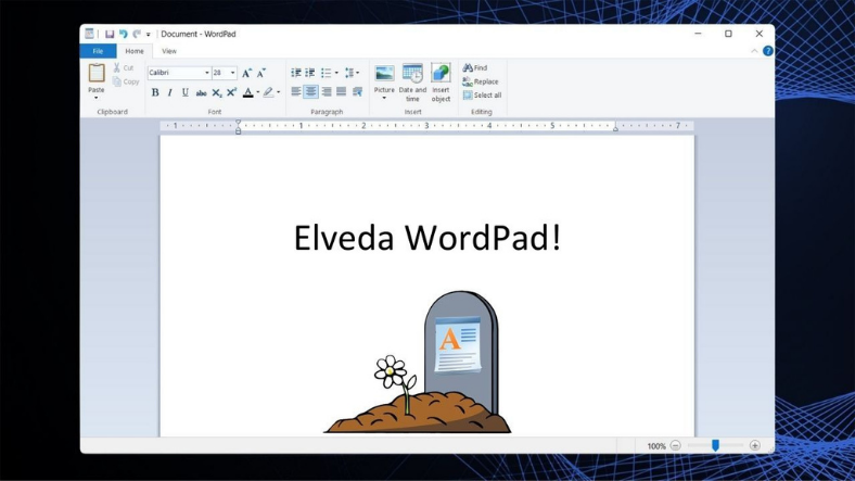 Microsoft'un Emektar Uygulaması WordPad, Windows'tan Kaldırıyor