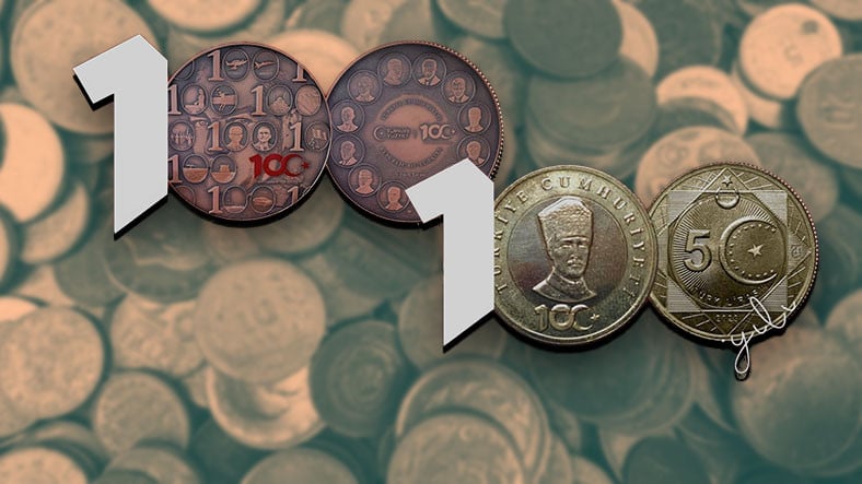 Türkiye Cumhuriyeti’nin 100. Yılına Özel Olarak 'Hatıra Para' Basıldı