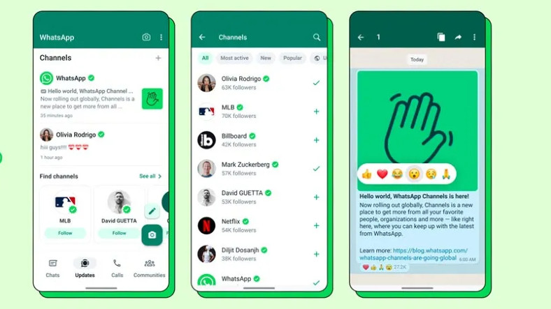 WhatsApp, Uygulamayı Toplumsal Medya Platformuna Dönüştürecek "Kanallar" Özelliğini Kullanıma Sunmaya Başladı