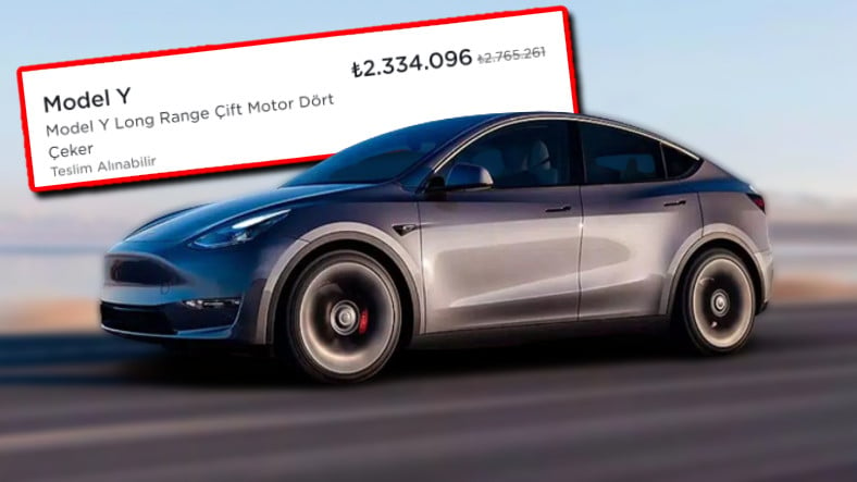 Tesla, Hazırda Bulunan Model Y Araçlarının Fiyatını Düşürdü: 400 Bin TL'yi Aşan İndirim Var!