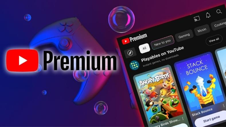 YouTube, Premium Kullanıcılarına Platform İçi Oyun Hizmeti Sunan "Playables"ı Kullanıma Sundu